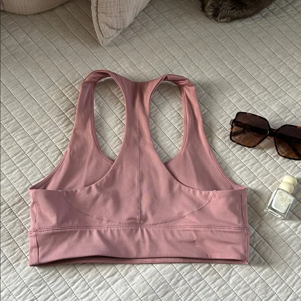 WellBeing + BeingWell revolve MoveWell mauve blush Pink Sports Bra Yoga M - Image 3
