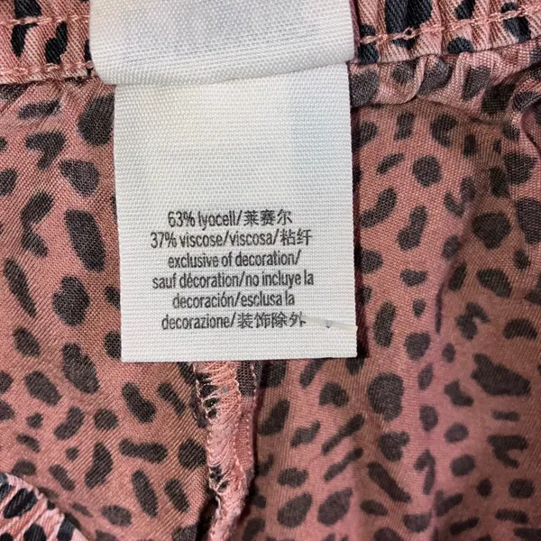 PINK Victoria's Secret Leopard Print Jogger Pants Women‎ XS Elastic Drawstring - Image 8