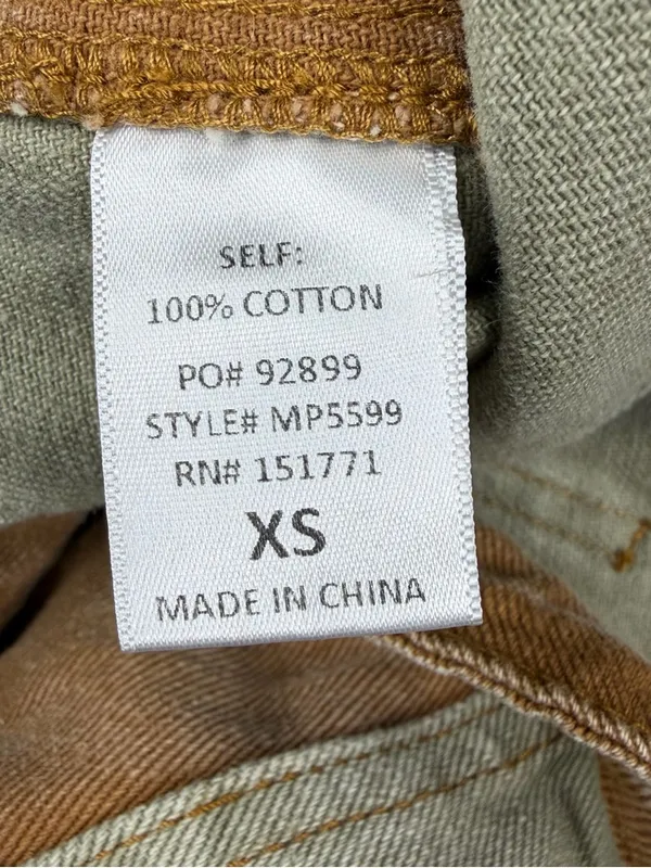 Everyday Chic Take The Streets Pants XS Olive Taupe Colorblock Utility NWT - Image 6