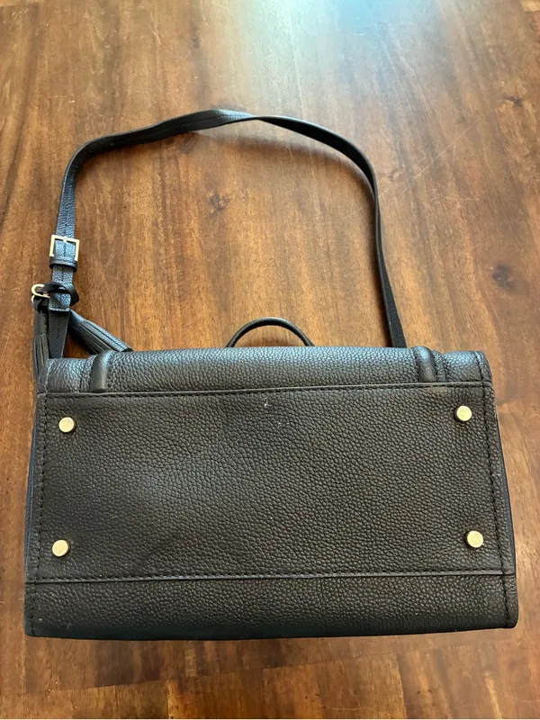 Kate Spade Black Satchel Bag Purse Orchard Street Dillon Tassel Crossbody - Image 5