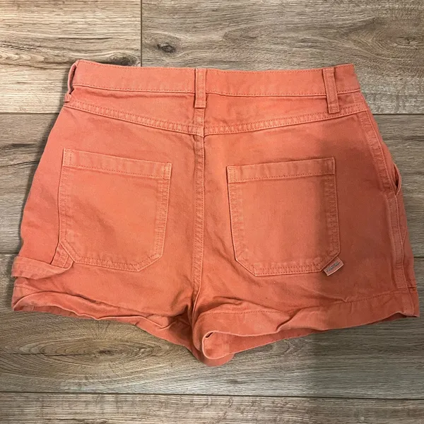 BDG High Waist Women's Shorts in Coral - Image 4