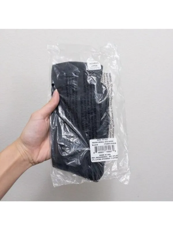 NIB Tommie Copper Micro Modal Over The Knee Compression Sock L Black - Image 3