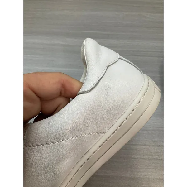 Coach Womens Porter White Leather Sneaker - Image 10