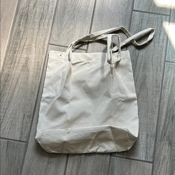 Cream Tote Bag - Image 6