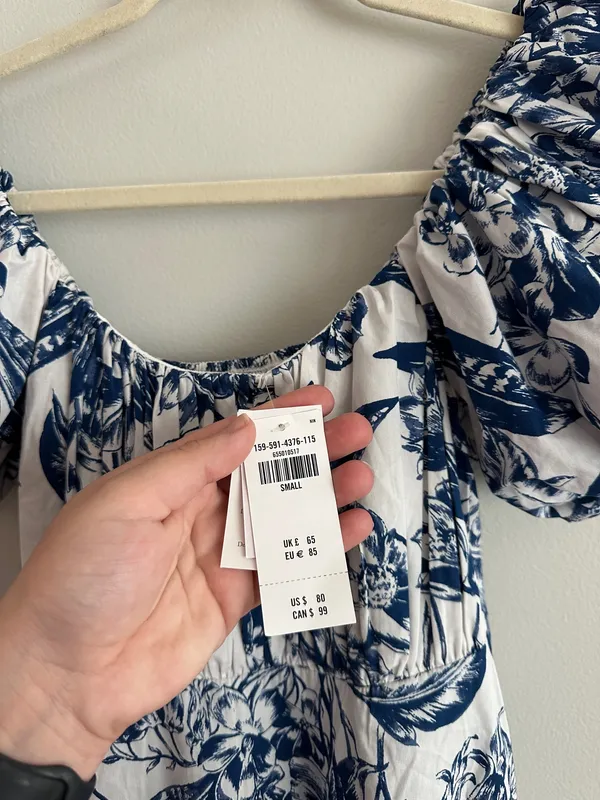 Abercrombie & Fitch Ruched Puff Sleeve Mini Dress - Image 11