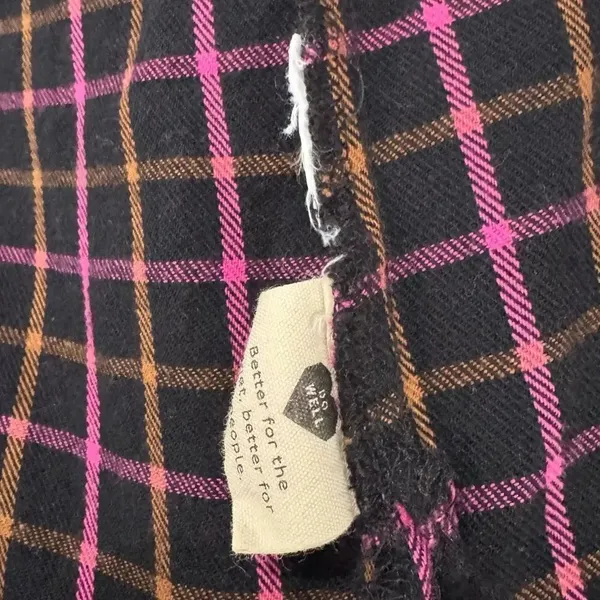 Madewell Flannel Westlake Shirt in Stoppard Plaid Women’s Small - Image 3
