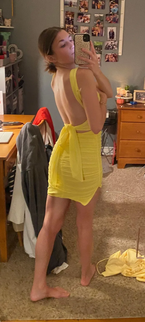 Yellow Dress Size XS - Image 2