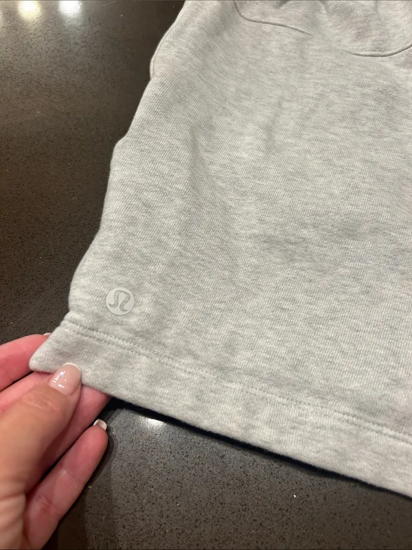 lululemon athletica Light Gray Athletic Lounge Shorts - Image 5