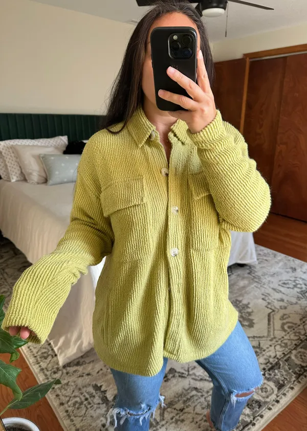 12th Tribe Courduroy Cardigan Jacket - Image 3