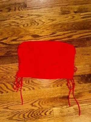 SHEIN lace up side tube top - Image 2