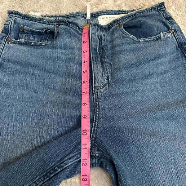 Rag & Bone Sz 29 Peyton Mid Rise Bootcut Medium Wash Jeans Misty WDD23P2928B7MI - Image 11