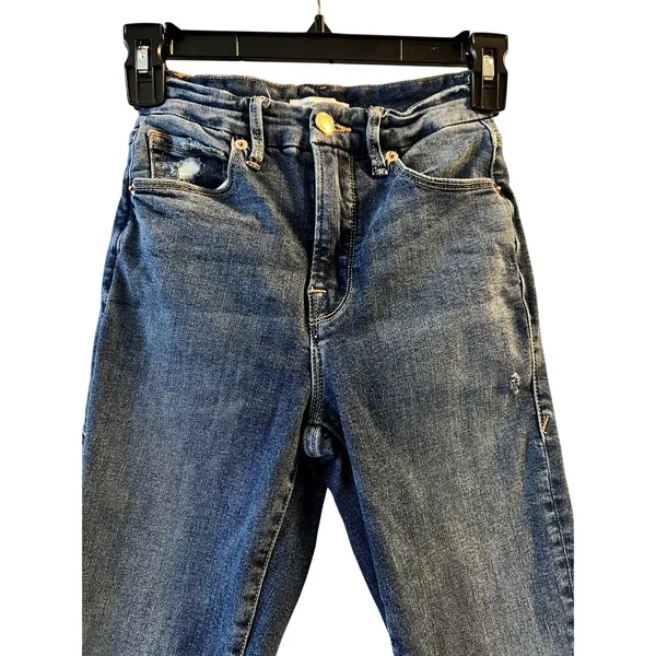 Good American Good Waist Jeans Blue Size 00 24 - Image 2