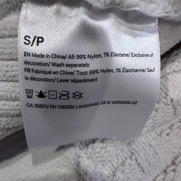 Lululemon Athletica Oversized Small Turtle Neck Women's Cream Sweater - Image 4