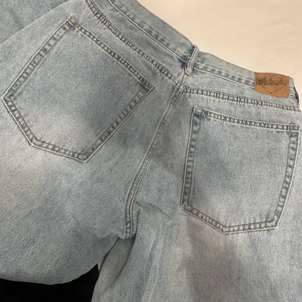White Fox Light Blue Denim Jeans - Image 4