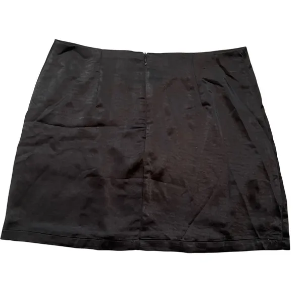 Altar'd State Black Mini Skirt‎ Women's XL Slit Micro Party Cocktail Whimsigoth - Image 4