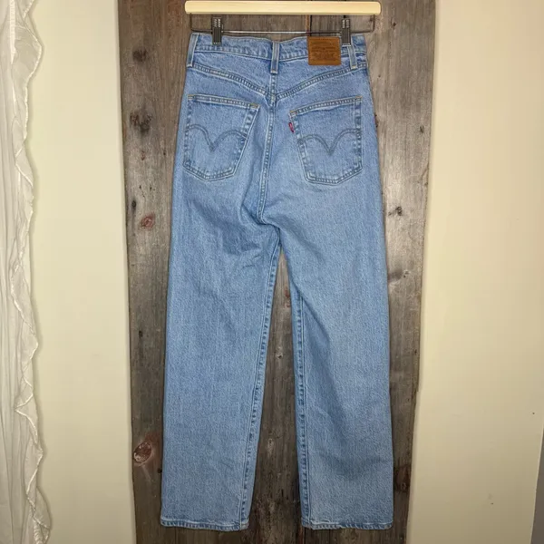 Levi's Light Blue Straight Leg Women's Jeans - Image 6