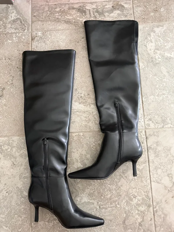 INC Jackston Over-The-Knee Boots in Black, Size 9.5, NEW in Box - Image 3