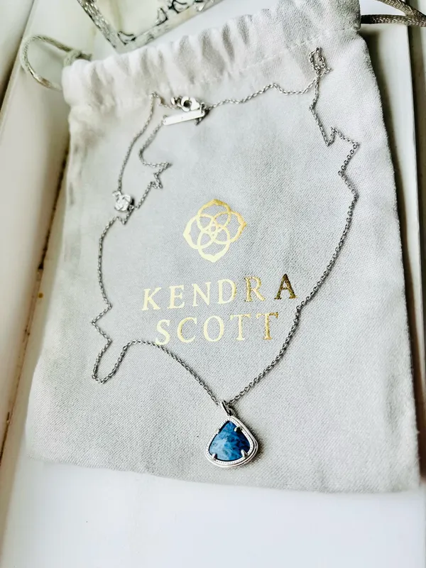 Kendra Scott Blue Lapis Pendant Necklace - Image 2