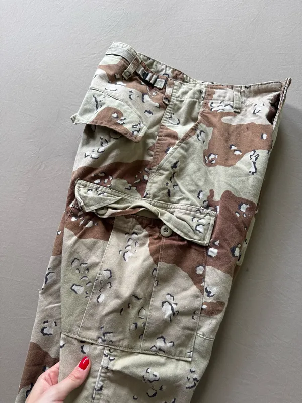 American Vintage Vintage Desert Camo Military BDU Cargo Pants - Image 8