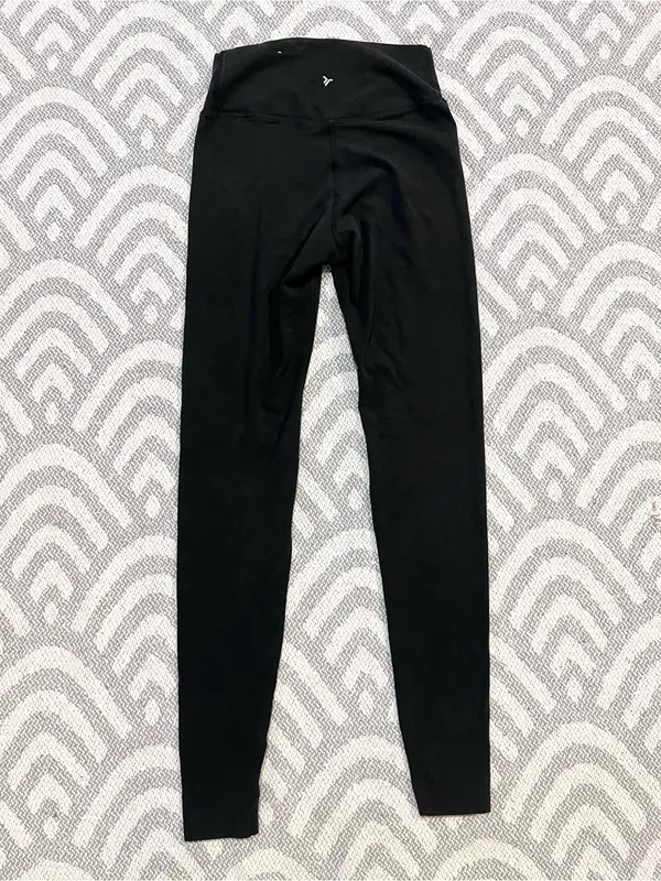OLD NAVY Active Black Extra High-Rise Go-Dry Leggings XS - Image 4