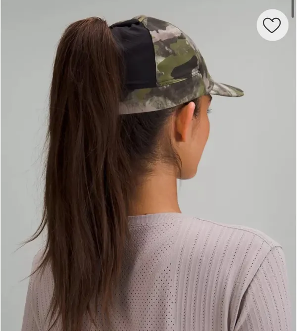 Lululemon Wunder Train Hat Green Camo XS/S - Image 3
