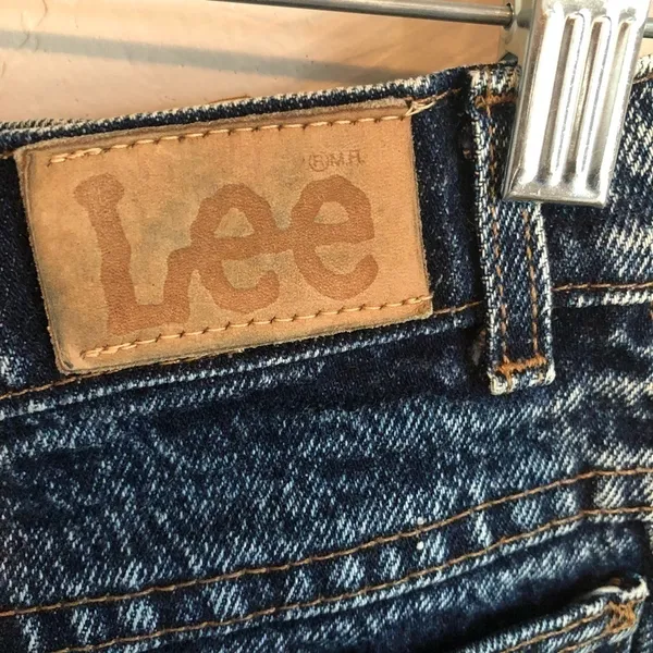 Lee Vintage Acid Washed 80’s 90’s High‎ Rise Denim Skirt - Image 9