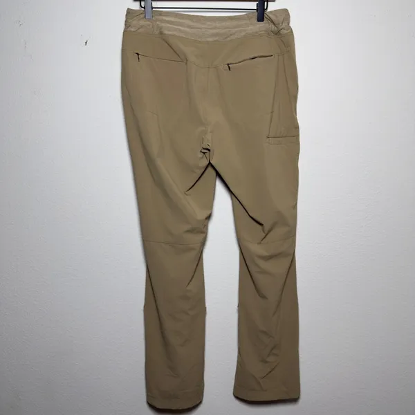 Duluth Trading Co Women Armachillo Cooling Nylon Pants Tan Brown Hiking Utility - Image 4