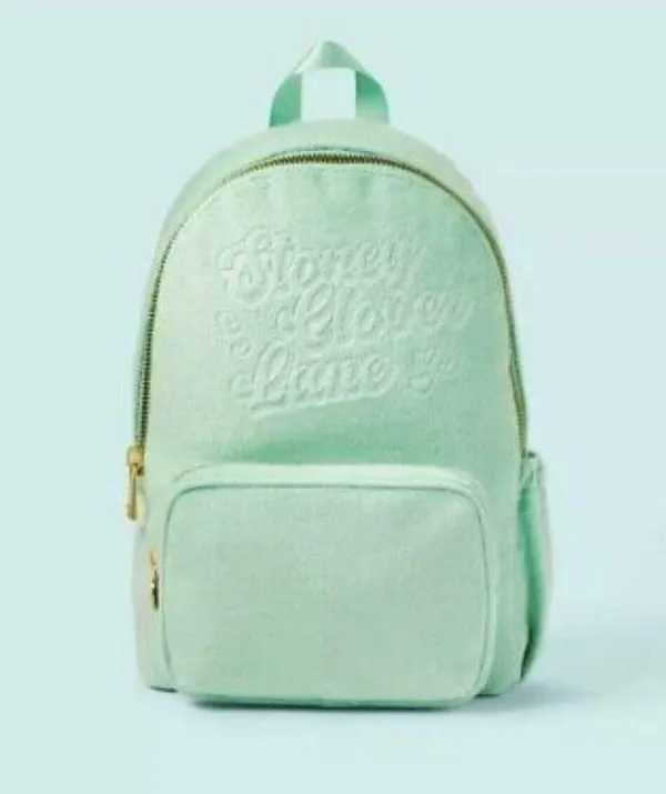 Stoney Clover Lane x Target NWT Mint Green Terry Backpack Full Size Beach Pool - Image 7