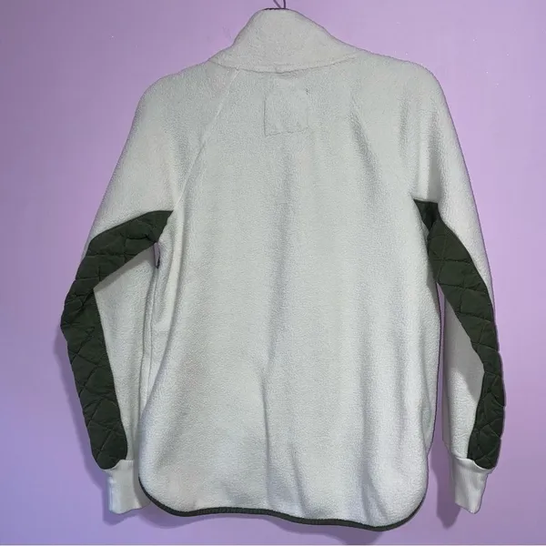 Abercrombie & Fitch Asymmetrical Half Snap Fleece Pullover Women S Gorpcore - Image 7