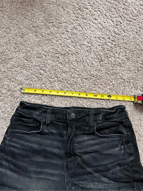 American Eagle Denim High Rise Shorts - Image 7