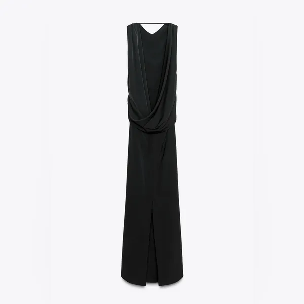 NWT Zara Open Back Maxi Evening Dress Size XS/S - Image 9