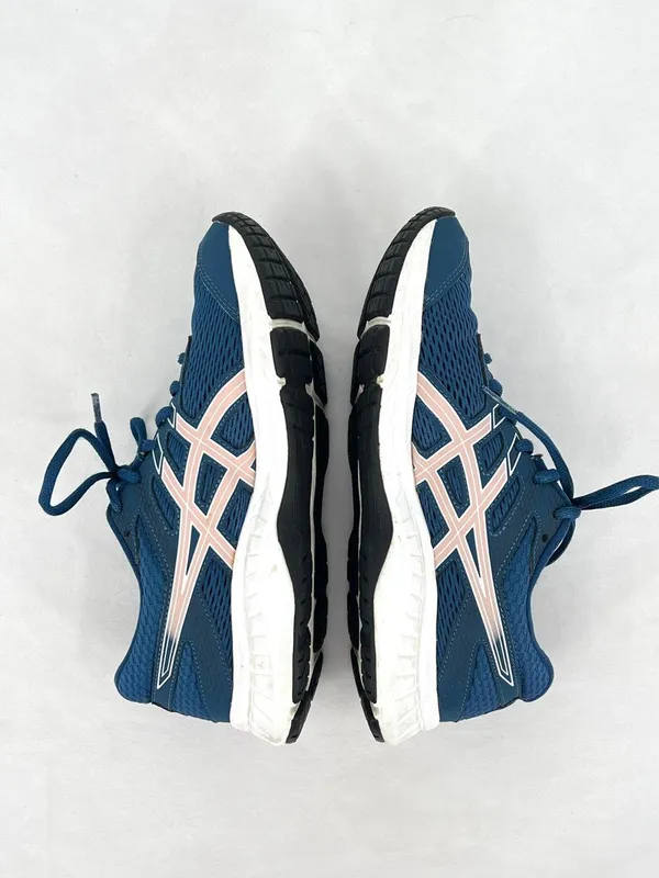 ASICS Gel Contend 6 Navy Maco Blue Pink Accents Mesh Running Shoes Women’s US 7 - Image 3