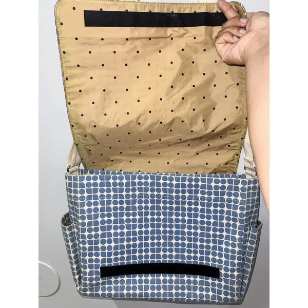 KATE SPADE Diaper Messenger Bag Noel Jacquard Canvas Large Vintage‎ RaRe S - Image 11