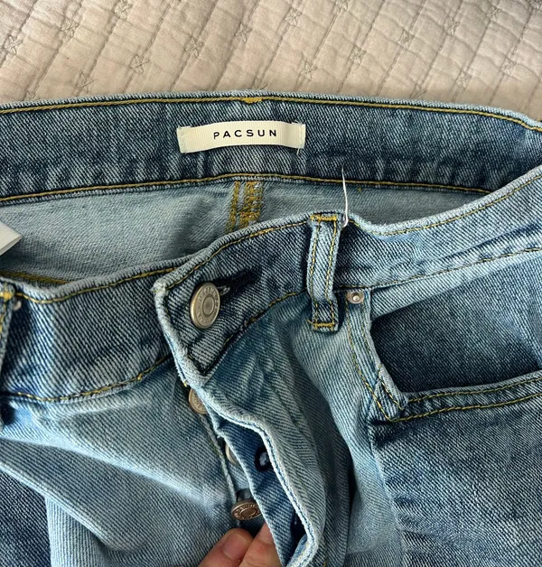 High Rise Straight Leg Jeans - Image 4