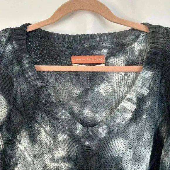 Anthropologie Pilcro Joni Tie Dye Cable Knit Hi Low Sweater‎ Womens Size Small - Image 8