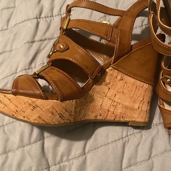- G by Guess Brown Sandals - Image 3