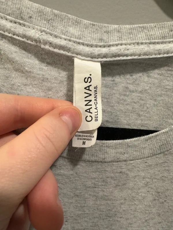 Bella Canvas SEC Pinwheel Logo Short Sleeve Tee Light Grey - Image 4