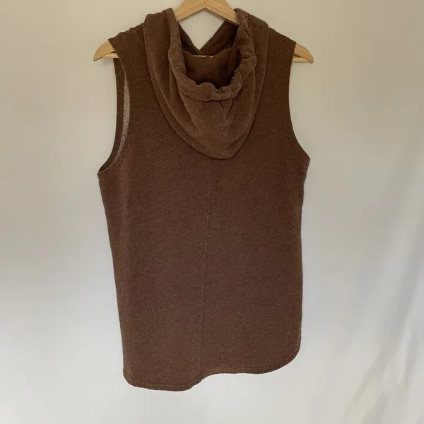 BDG women's size M fleece vest hooded cotton trendy boho‎ top casual comfortable - Image 7