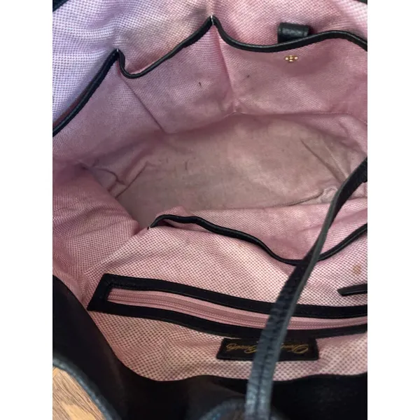 Dooney & Bourke black pebbled, Hobo leather bucket bag - Image 9