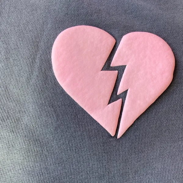 Wildfox "I Wish It Was Saturday" Broken Heart Sweatshirt Charcoal Gray Size L - Image 5