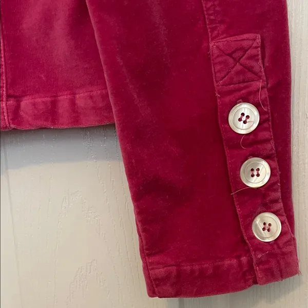 Allen Allen Fuschia Pink Velvet Blazer - Image 9