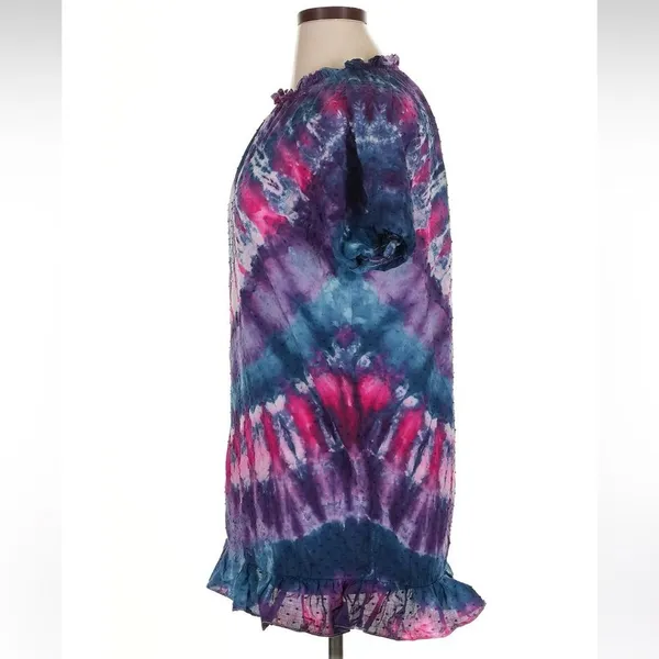 Hill House Size XL‎ Short sleeve dress/tunic tie dye - Image 6