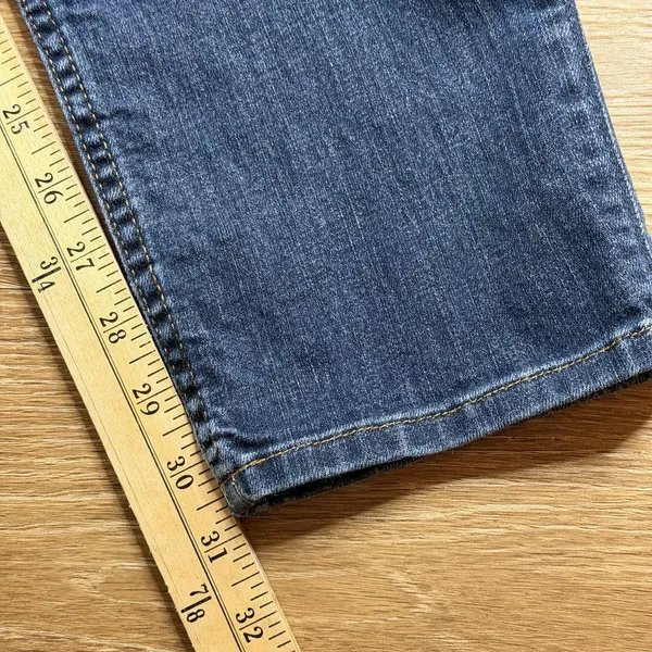 Hudson Collin Flap Skinny Jeans Women's Size 31 Blue Stretch Denim 31" Inseam - Image 12