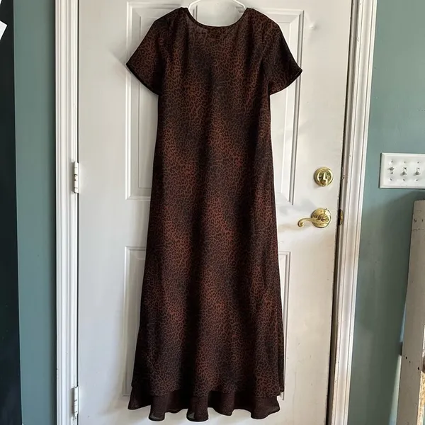Carole Little Dresses Womens‎ Animal Print Short Sleeve Midi Dress Size 8 - Image 2