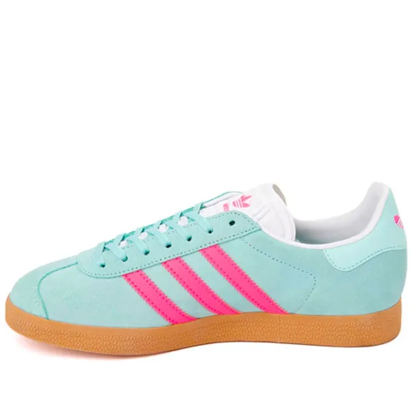 adidas Gazelle Sneakers in Mint and Pink - Image 3