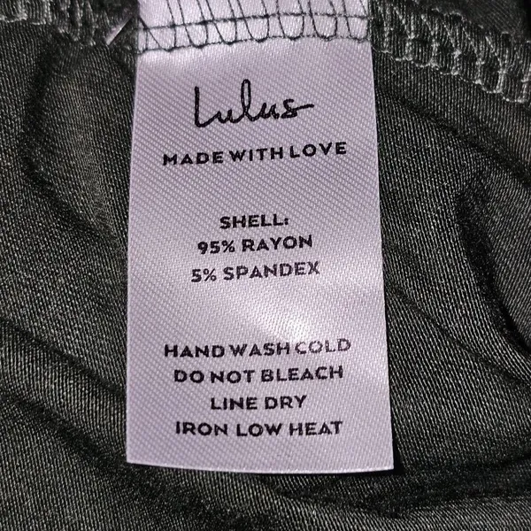 NWT‎ Lulu's Womens Olive Green Wrap Maxi Dress Large - Image 5