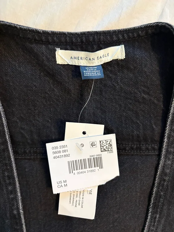 American Eagle Denim Vest - Image 4