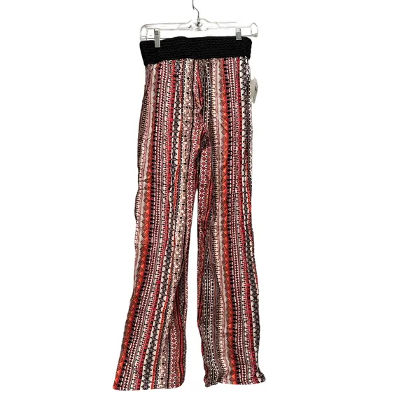 Vanity Boho Tribal Print Wide Leg Pants NWT‎ Medium Festival Hippe Lounge - Image 2