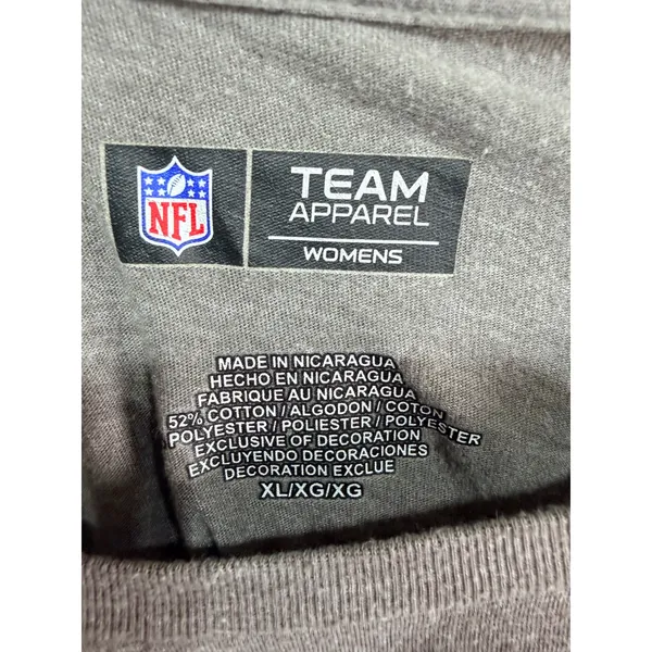 NFL Team Apparel Green Bay Packers Football Long Sleeve Graphic NFL Tee XL Gray - Image 5