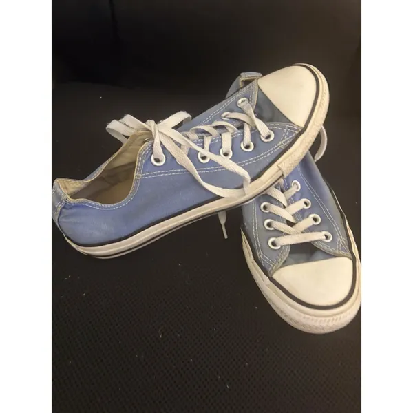 Converse Unisex CT All Star‎ 136564F Blue Low Top Shoes Sneakers Size W 8 M 6 - Image 2